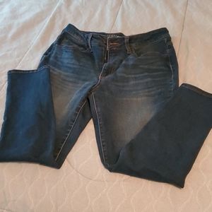 High rise skinny jeans